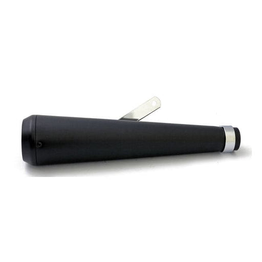 Megaphone universal muffler 16.5" long black with TE tip.