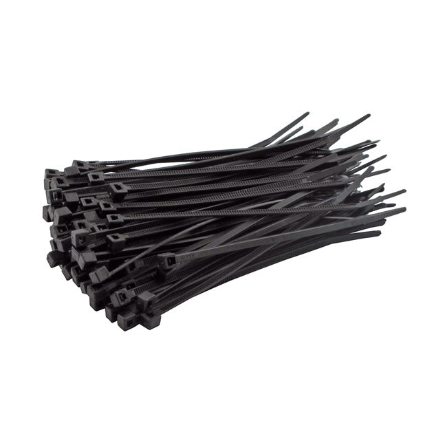MCS, cable straps. 4" (10cm). Black.