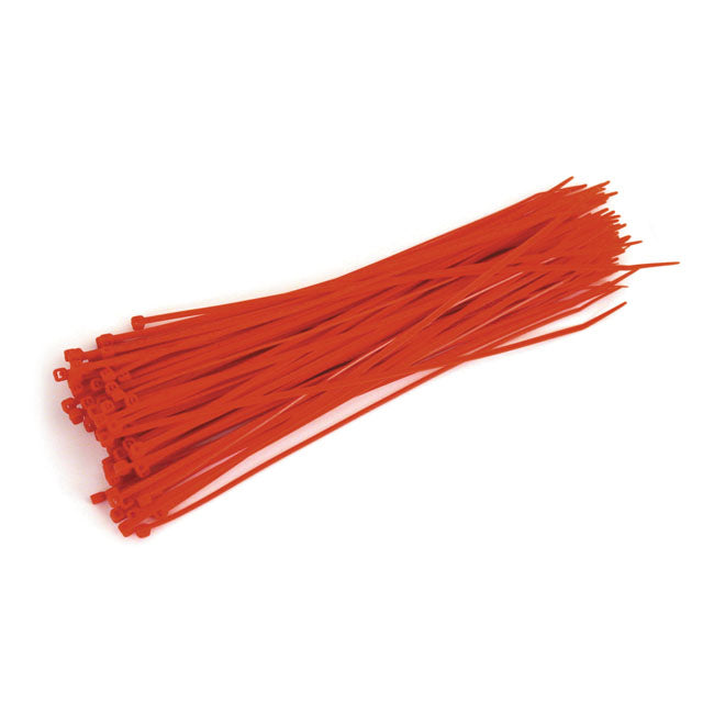 MCS, cable straps. 11.5" (29cm). Red.