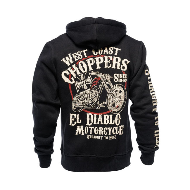 WCC El Diablo zip hoodie black.