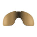Biltwell Overland goggle lens gold mirror brown.