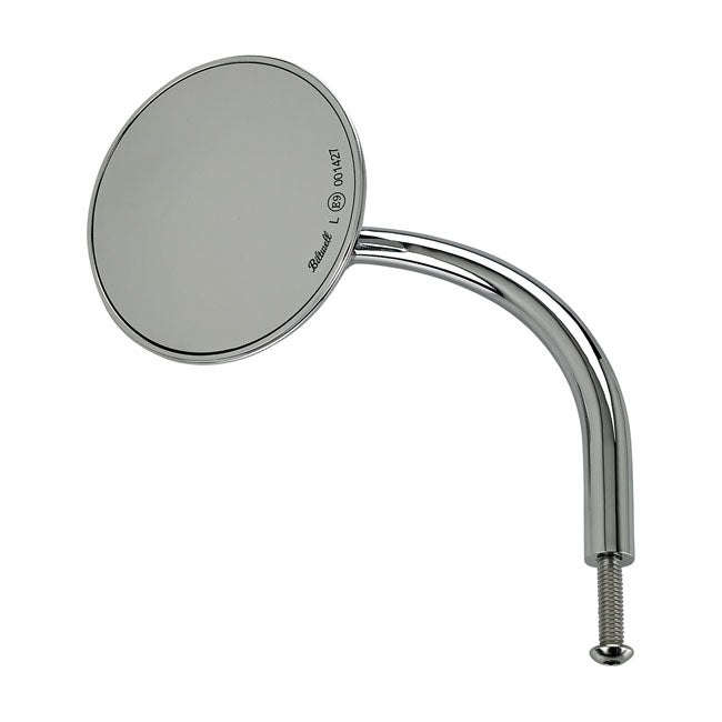 Biltwell utility round mirror chrome ECE appr..