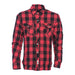 WCC Dominator riding flannel shirt red/black CE appr..