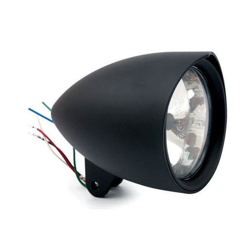 Smoothie 4-1/2" headlamp with peak visor. Black.
