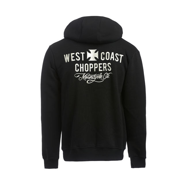 WCC Motorcycle Co. zip hoodie black.