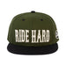 King Kerosin Ride Hard snapback cap olive/black.