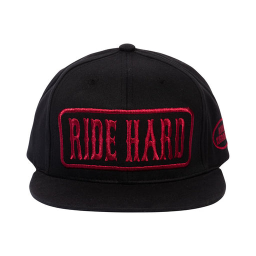 King Kerosin Ride Hard snapback cap black.