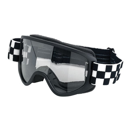 Biltwell Moto 2.0 Checkers goggles black/white.