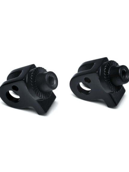 Kuryakyn splined peg adapters satin black