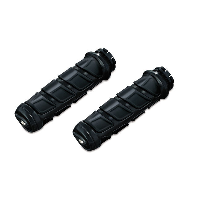 Kuryakyn Kinetic tupet 1" , kiiltävä musta