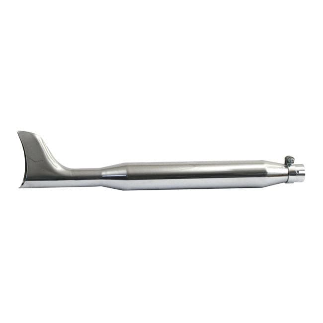 500943k Fishtail universal muffler 30" long chrome.