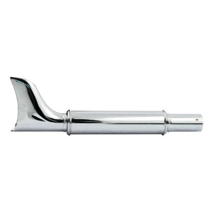 Fishtail Classic universal muffler 20" long chrome.