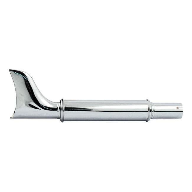 500978k Fishtail Classic universal muffler 20" long chrome.