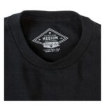 Biltwell Script Grey T-shirt black.