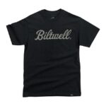 Biltwell Script Grey T-shirt black.